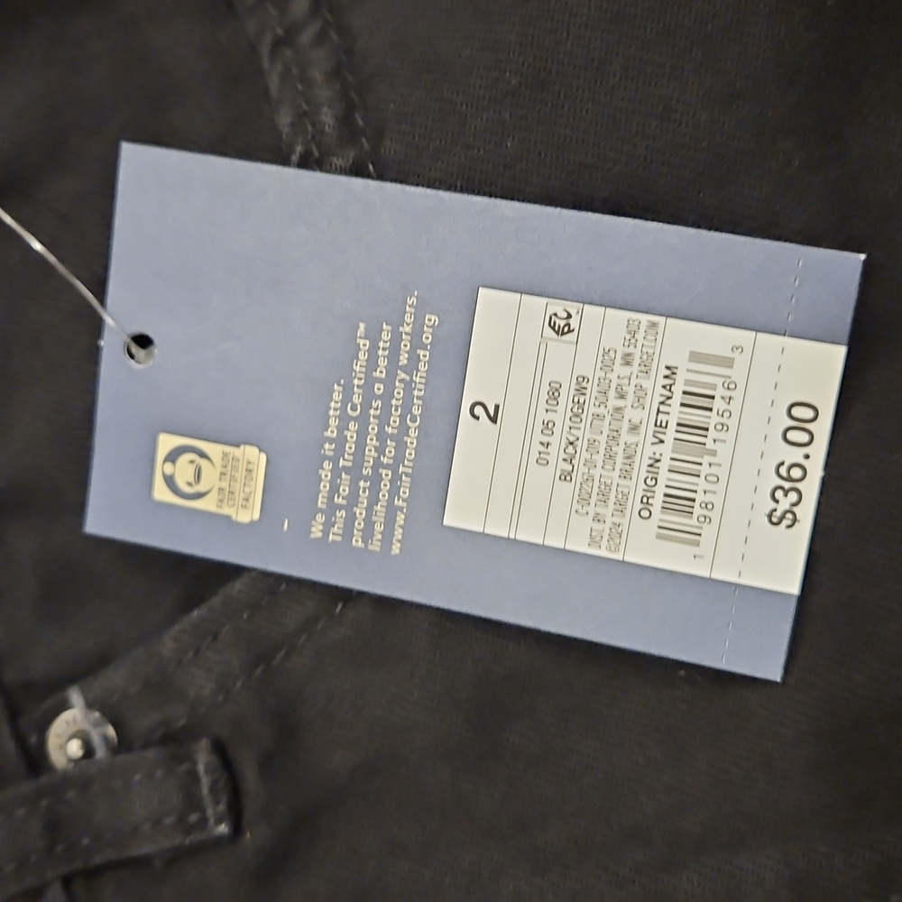 Universal Thread Black Wide Leg Flare Jeans - Picture 4 of 5